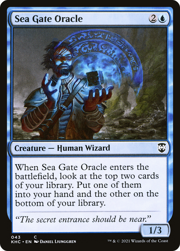 Sea Gate Oracle (043) - Kaldheim Commander