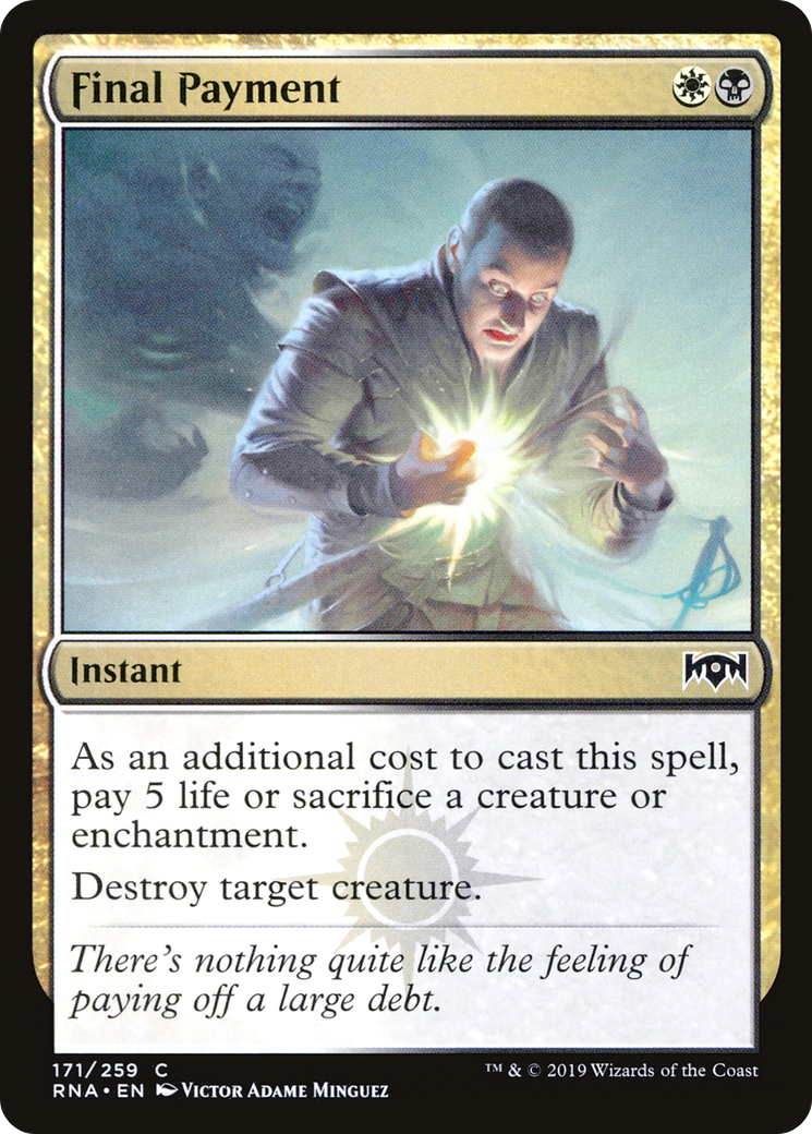 Final Payment (171) Foil - Ravnica Allegiance