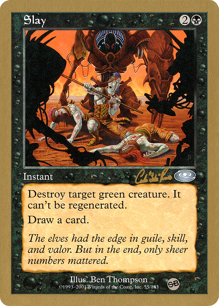 Slay - 2002 Carlos Romao (PLS) (SB) (Retro) - World Championship Decks 2002