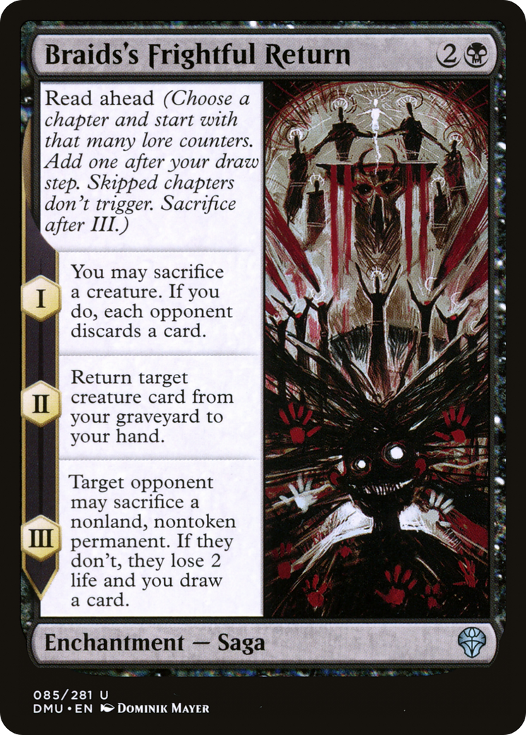 Braids's Frightful Return (085) - Dominaria United