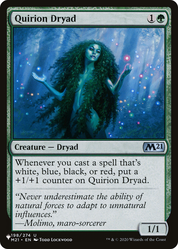 Quirion Dryad (M21-198) - The List