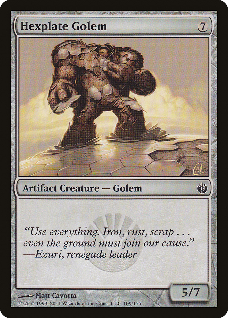 Hexplate Golem (109) - Mirrodin Besieged