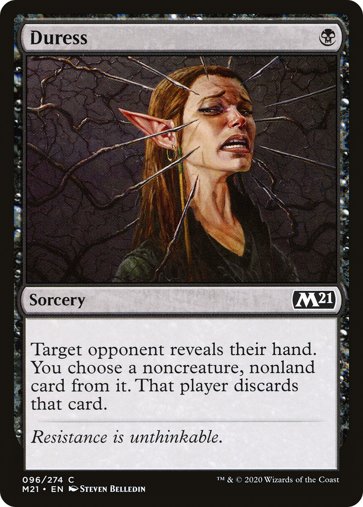 Duress (096) Foil - Core Set 2021