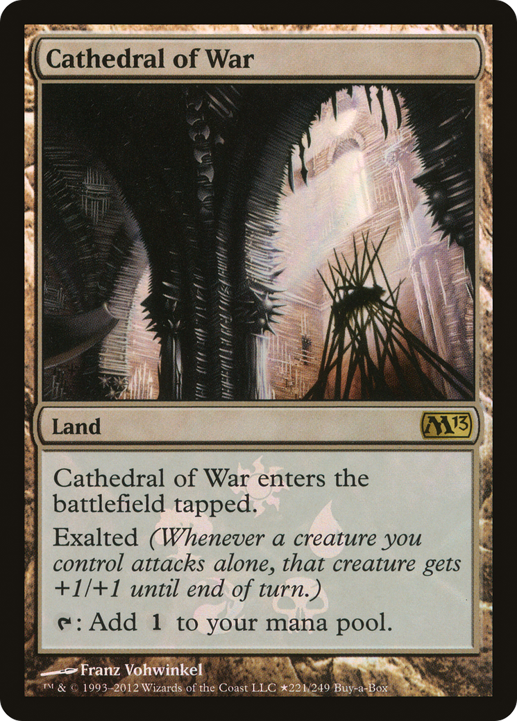 Cathedral of War (221★) Foil - Magic 2013 Promos