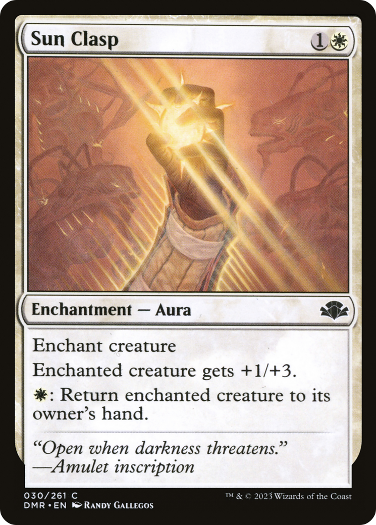 Sun Clasp (030) Foil - Dominaria Remastered