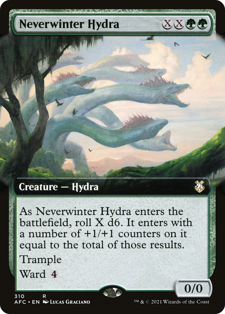 Neverwinter Hydra (Extended Art) (310) - Forgotten Realms Commander
