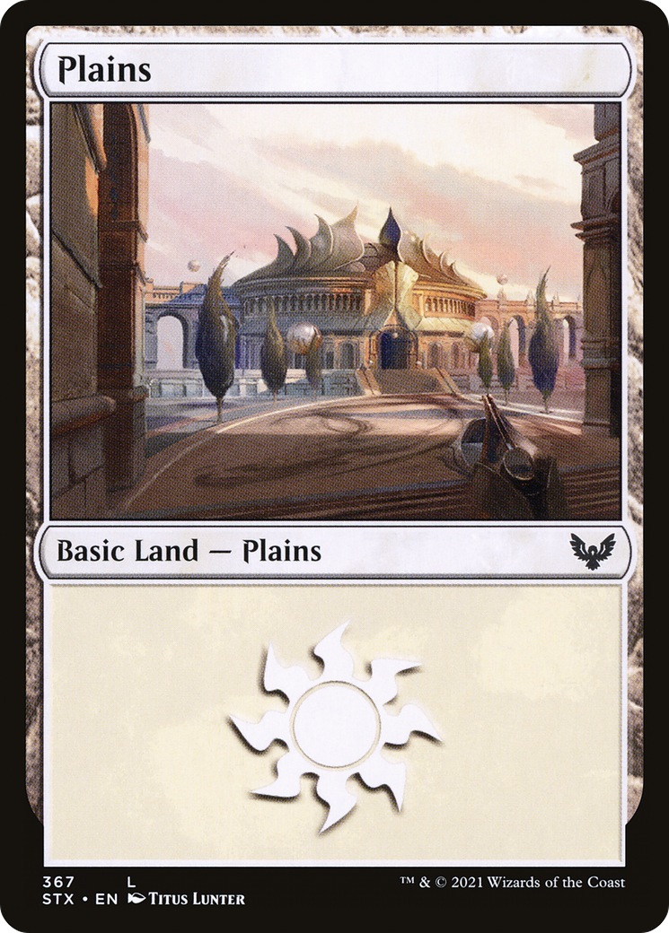 Plains (367) Foil - Strixhaven: School of Mages