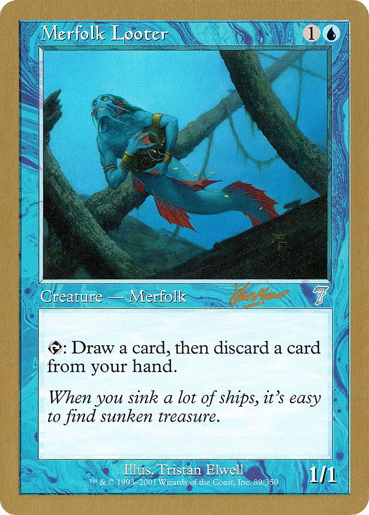 Merfolk Looter - 2002 Sim Han How (7ED) (Retro) - World Championship Decks 2002