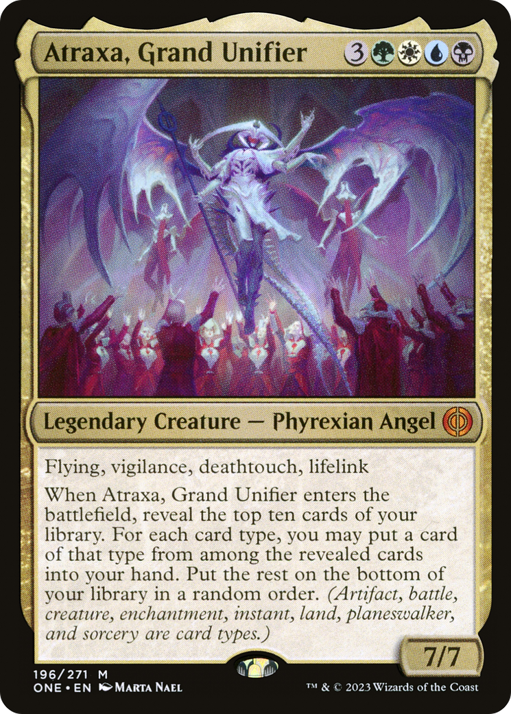 Atraxa, Grand Unifier (196) Foil - Phyrexia: All Will Be One