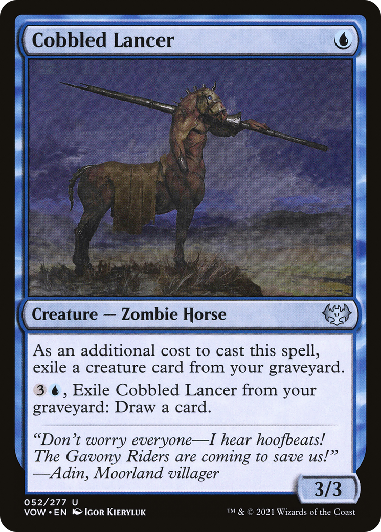 Cobbled Lancer (052) Foil - Innistrad: Crimson Vow