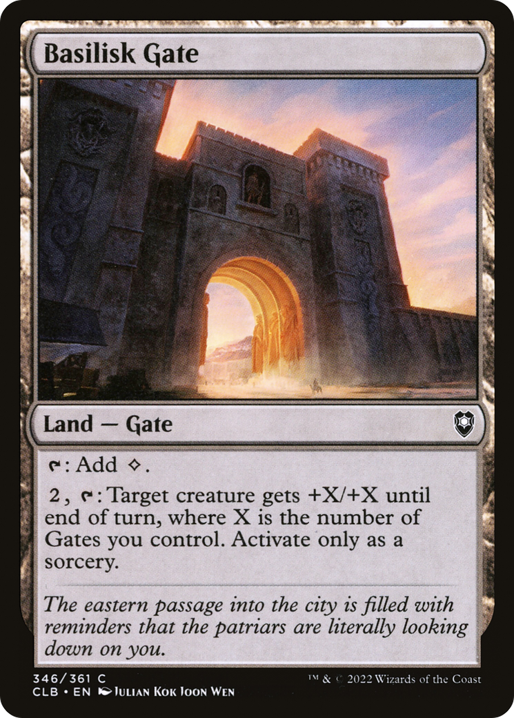 Basilisk Gate (346) - Commander Legends: Battle for Baldur's Gate