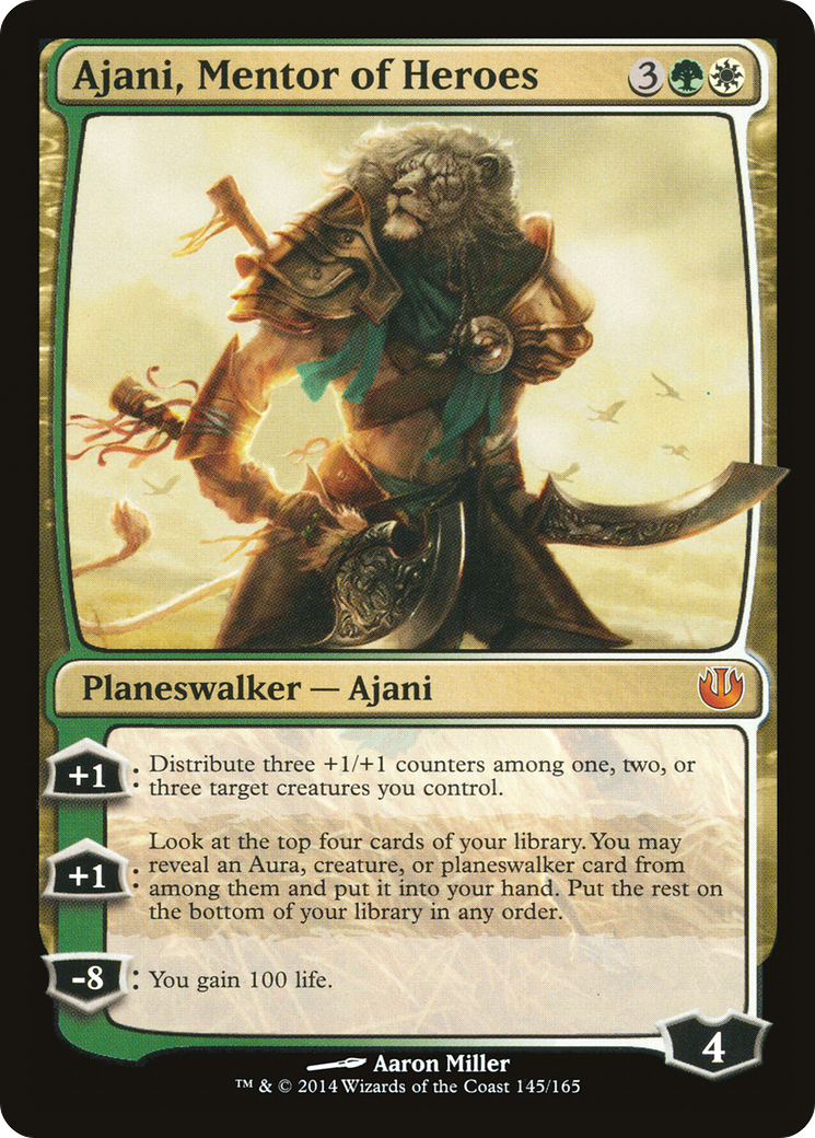Ajani, Mentor of Heroes (145) - Journey into Nyx