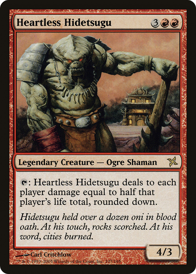 Heartless Hidetsugu (107) - Betrayers of Kamigawa