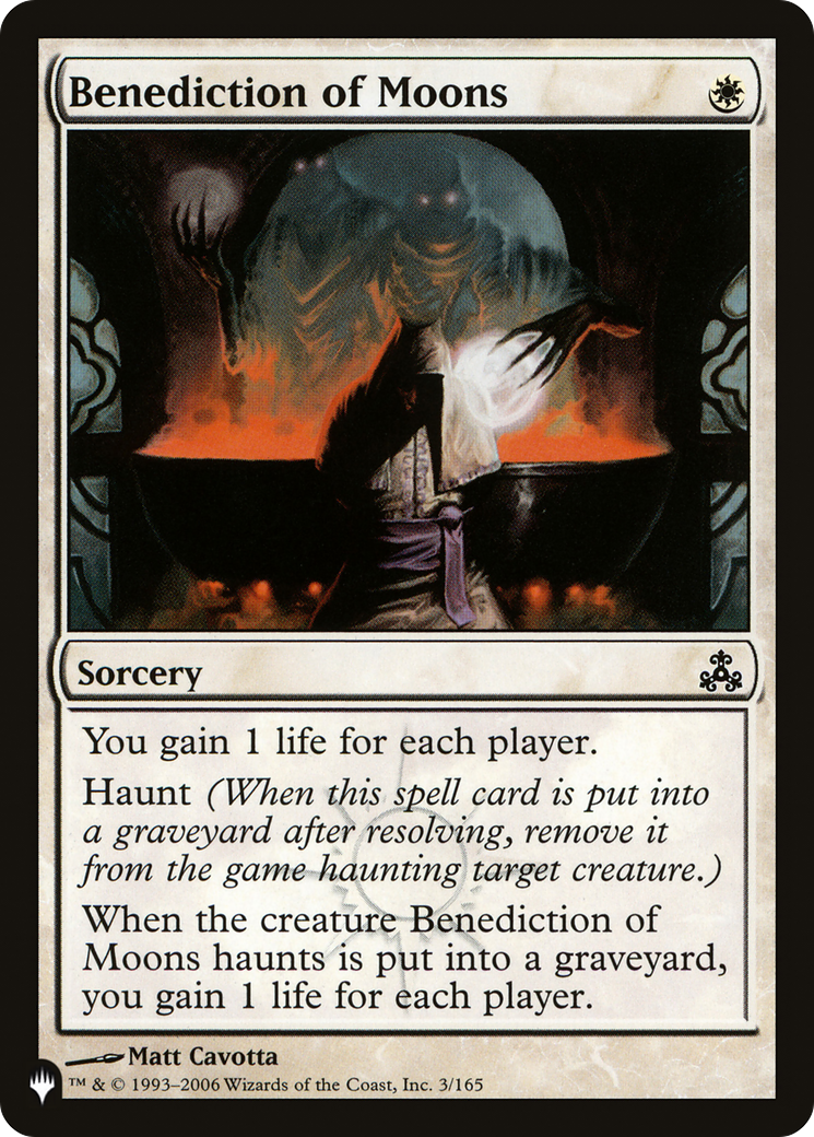 Benediction of Moons (GPT-3) - The List