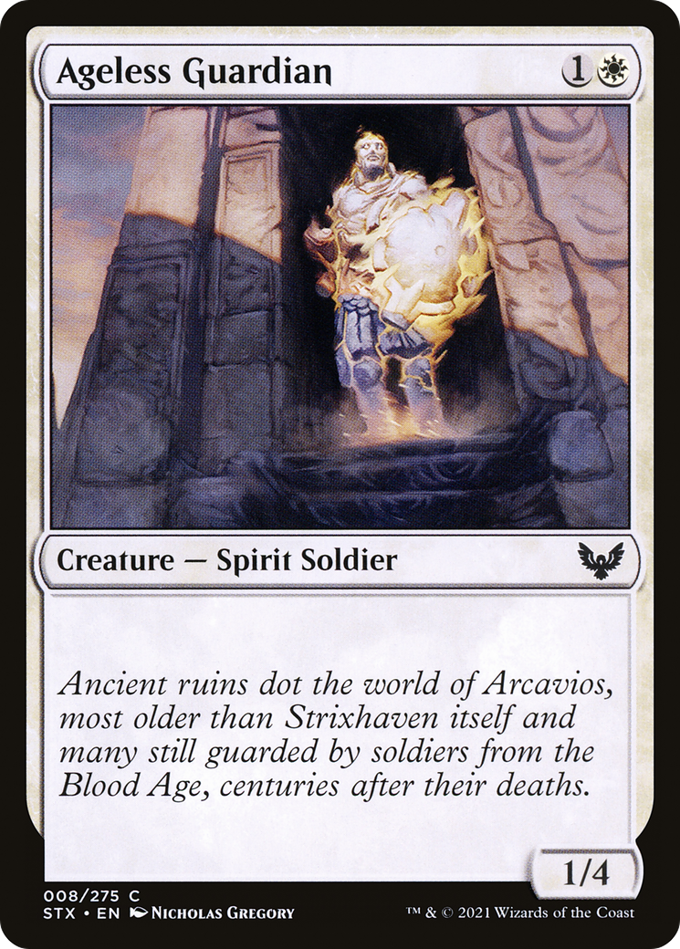 Ageless Guardian (008) Foil - Strixhaven: School of Mages
