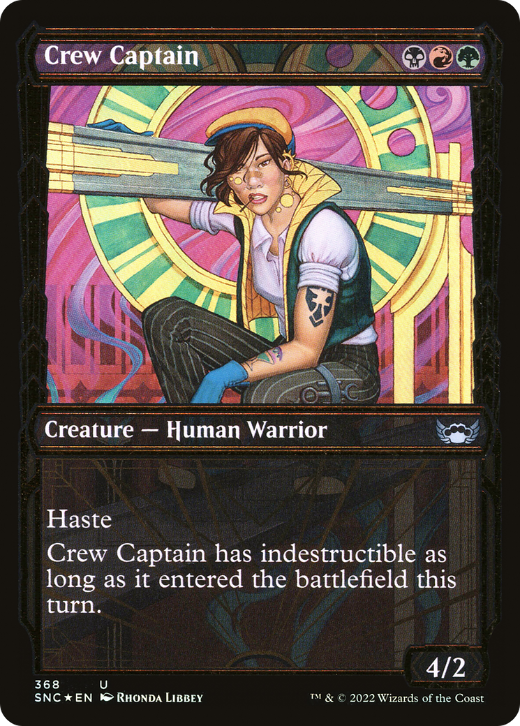 Crew Captain (Gilded Foil) (368) Foil - Streets of New Capenna