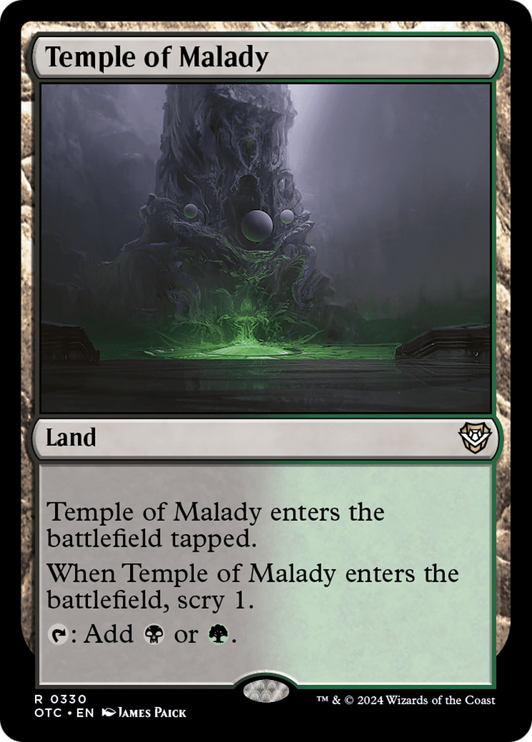 Temple of Malady (330) - Outlaws of Thunder Junction Commander