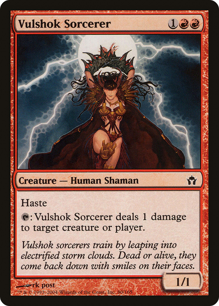 Vulshok Sorcerer (080) Foil - Fifth Dawn