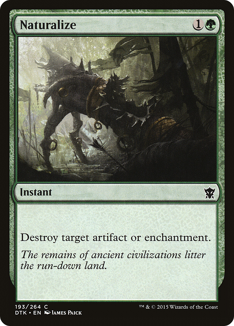 Naturalize (193) Foil - Dragons of Tarkir