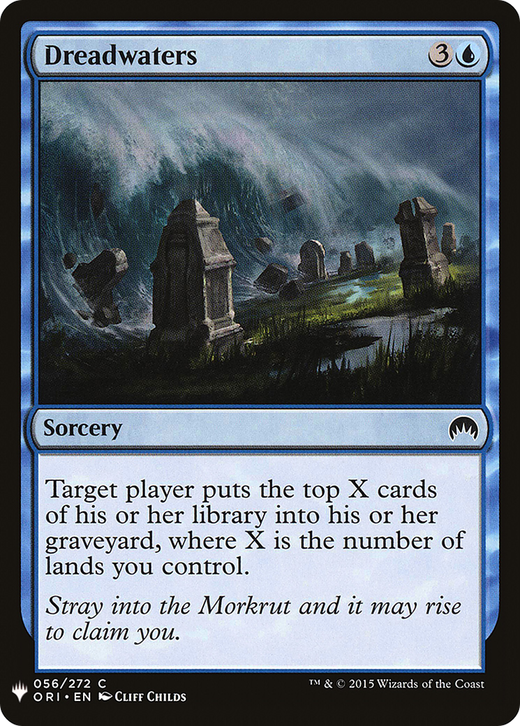Dreadwaters (ORI-56) - The List