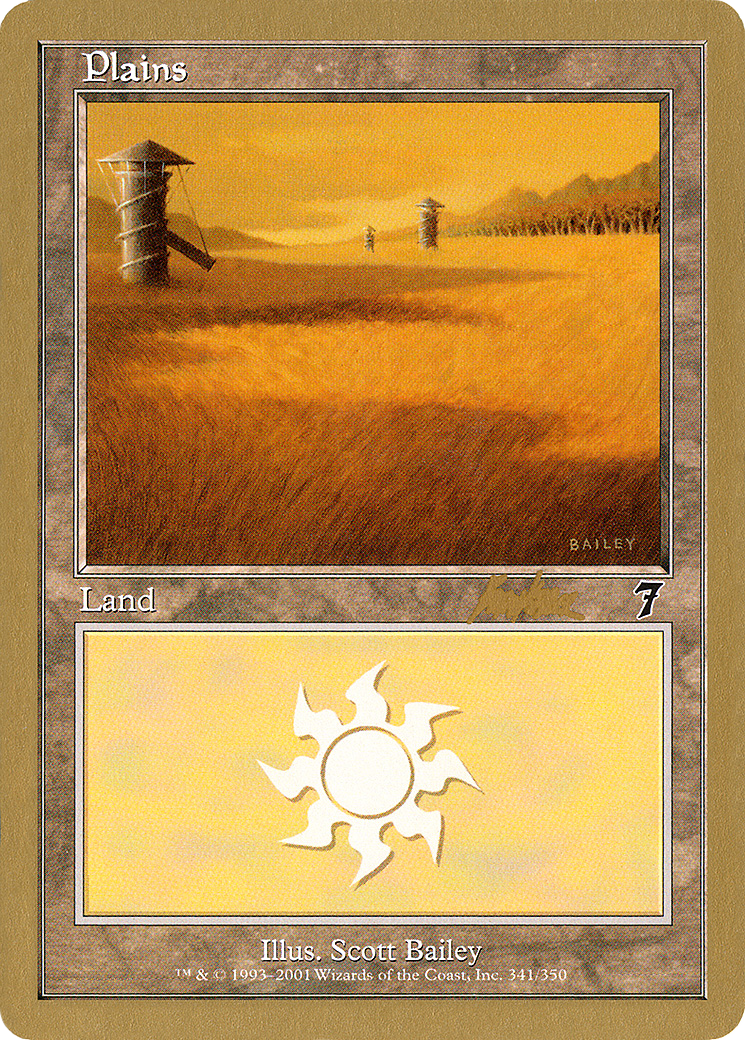 Plains (341) - 2002 Brian Kibler (7ED) (Retro) - World Championship Decks 2002