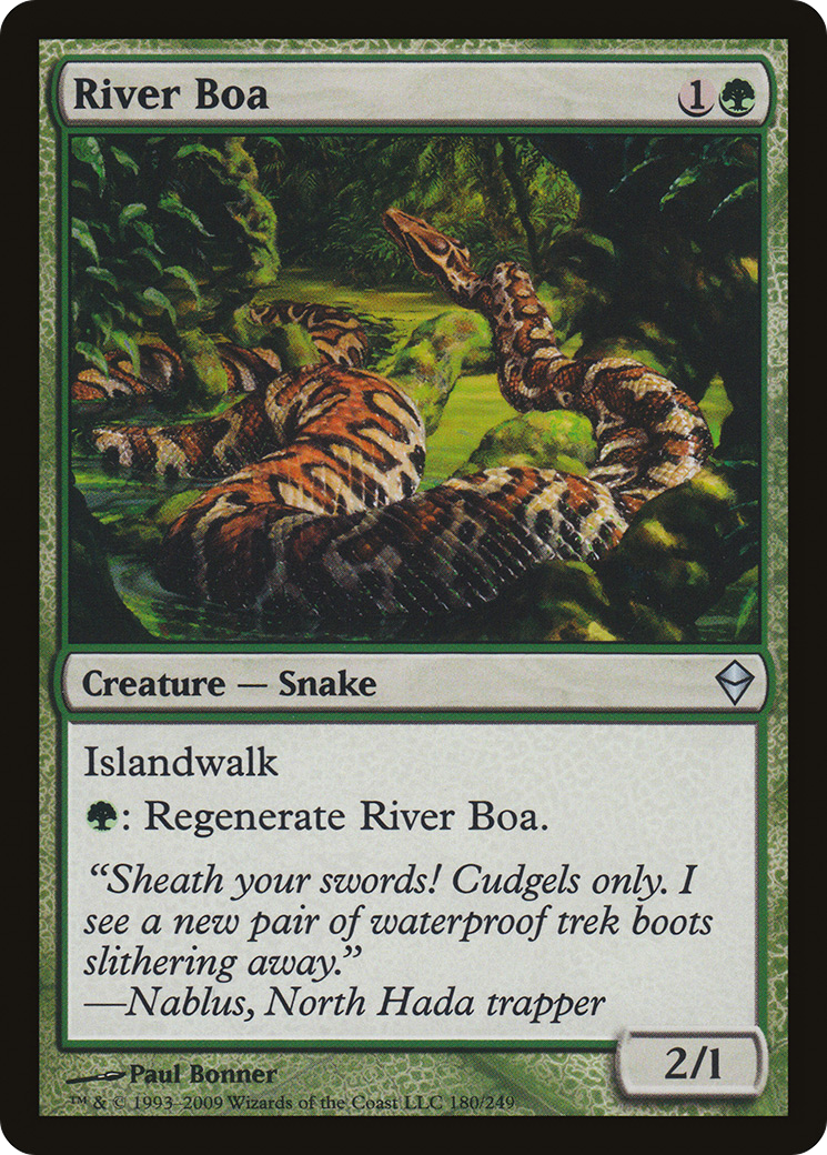 River Boa (180) - Zendikar