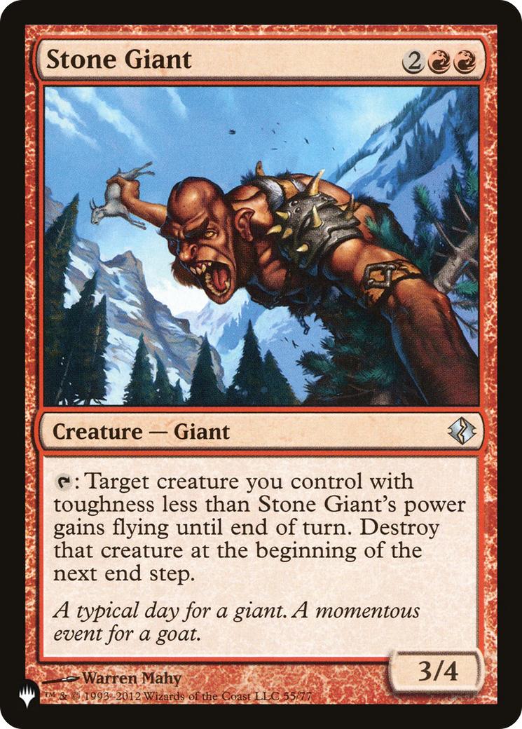 Stone Giant (DDI-55) - The List