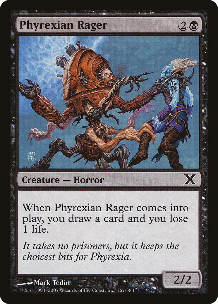 Phyrexian Rager (167) - Tenth Edition