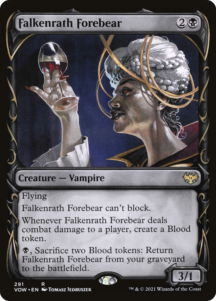 Falkenrath Forebear (Showcase) (291) Foil - Innistrad: Crimson Vow
