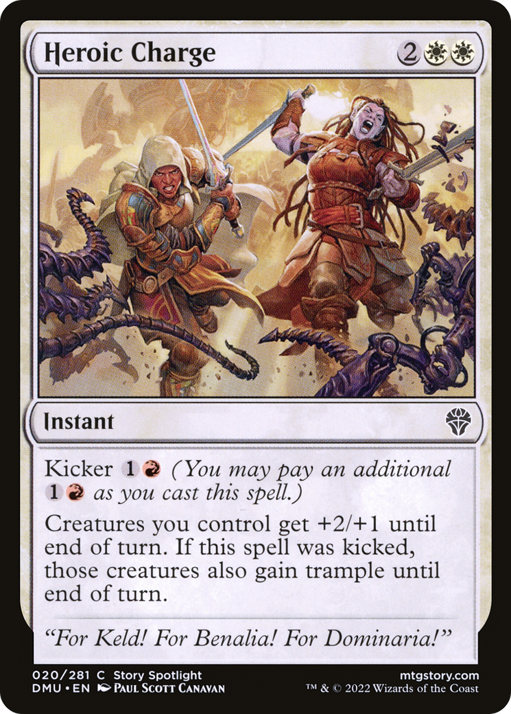 Heroic Charge (020) - Dominaria United