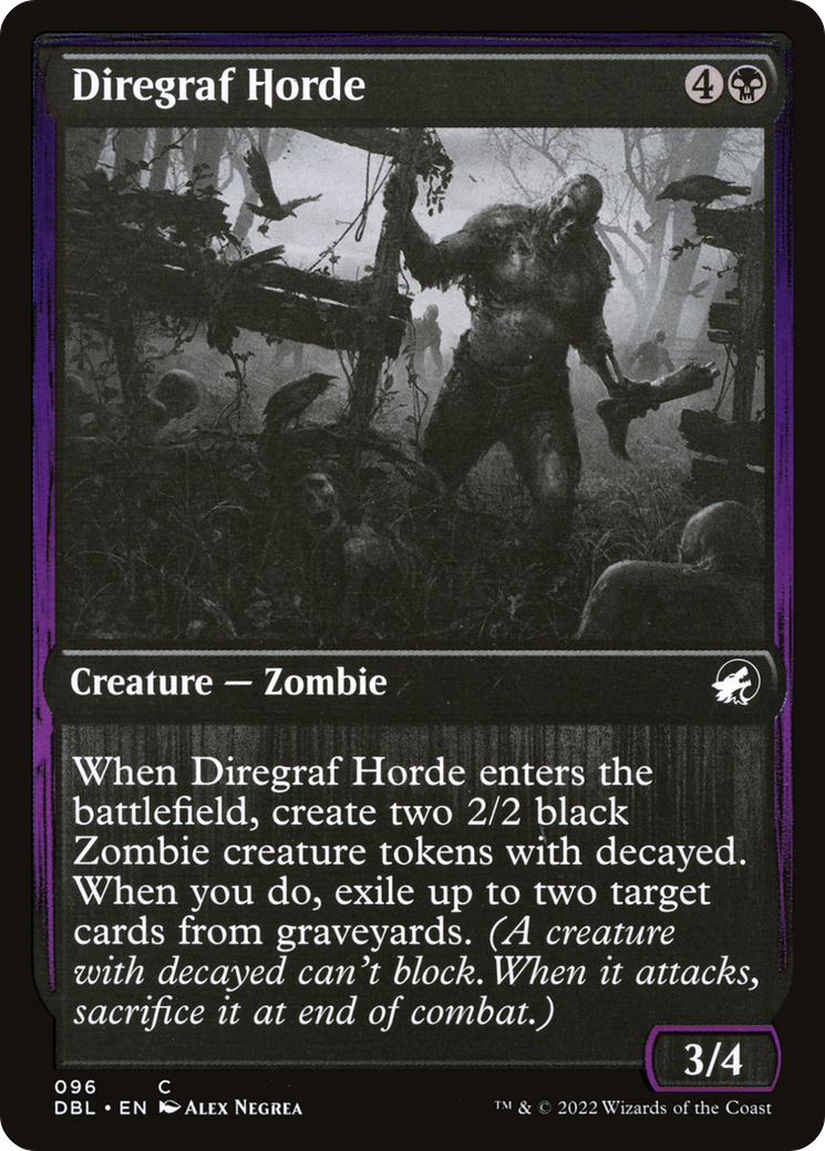 Diregraf Horde (096) Foil - Innistrad: Double Feature
