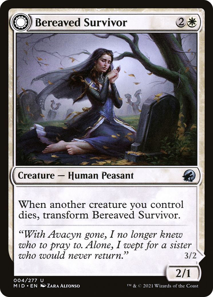 Bereaved Survivor // Dauntless Avenger (004) - Innistrad: Midnight Hunt