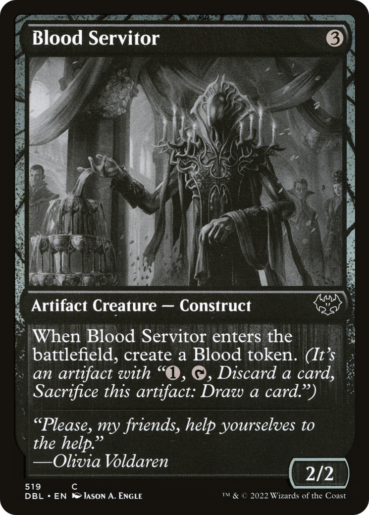 Blood Servitor (519) Foil - Innistrad: Double Feature