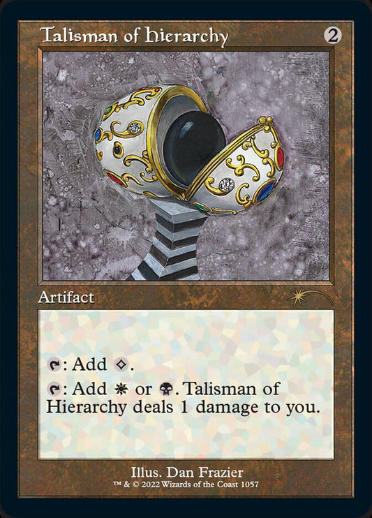 Talisman of Hierarchy (Retro Frame) (Foil Etched) (1057) Foil - Secret Lair Drop Series