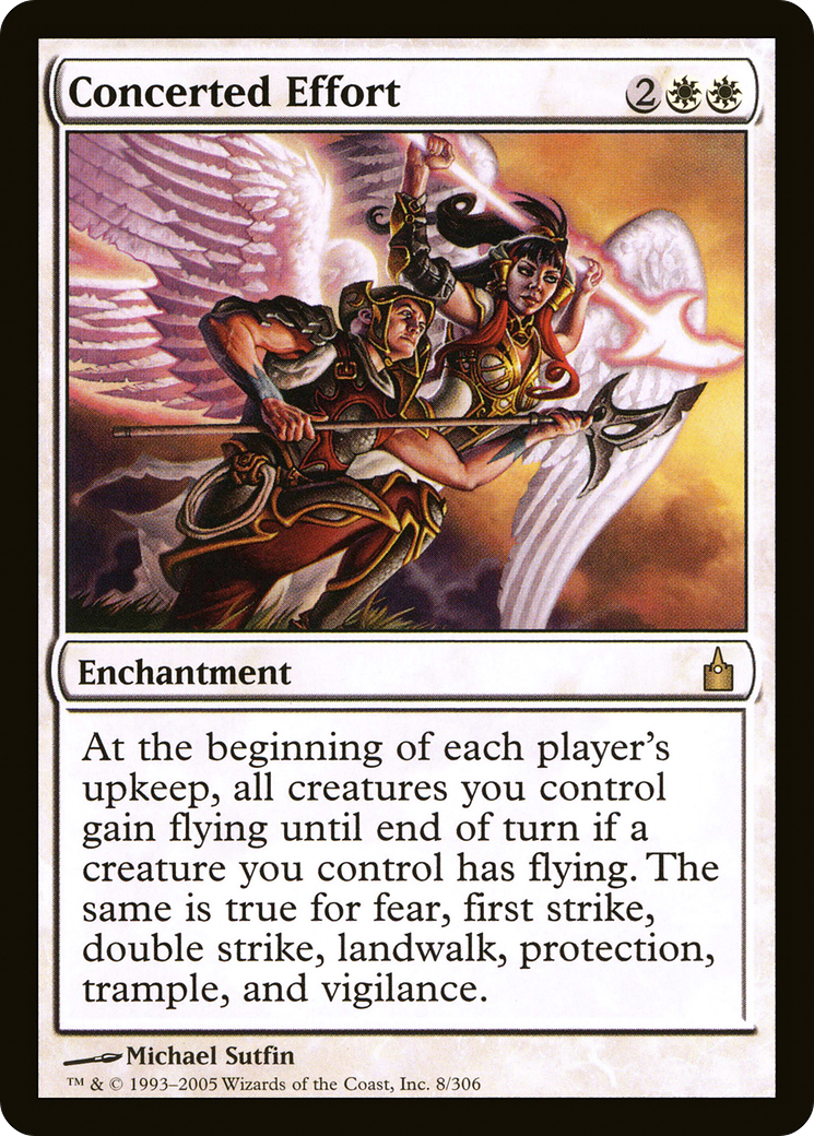 Concerted Effort (008) Foil - Ravnica: City of Guilds