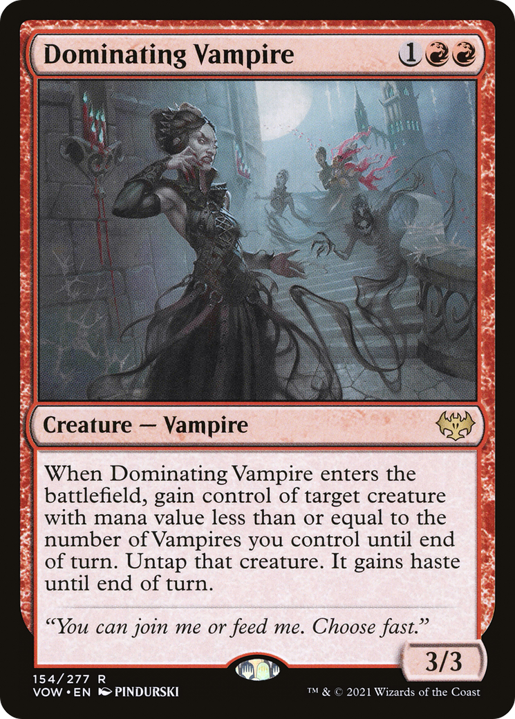 Dominating Vampire (154) - Innistrad: Crimson Vow