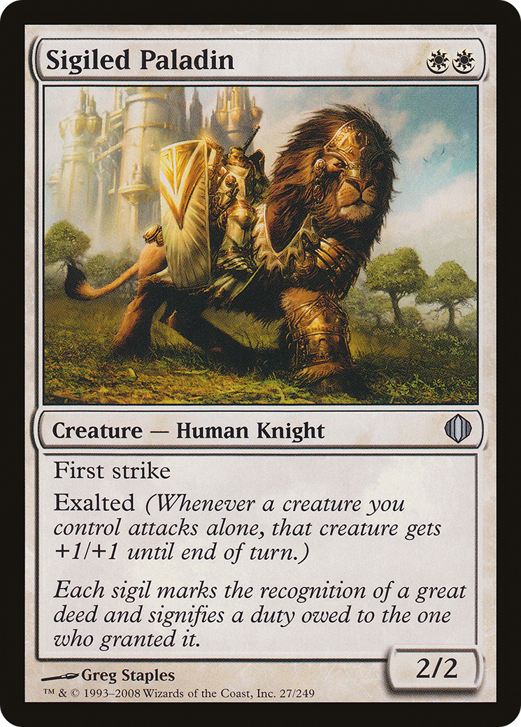 Sigiled Paladin (027) - Shards of Alara