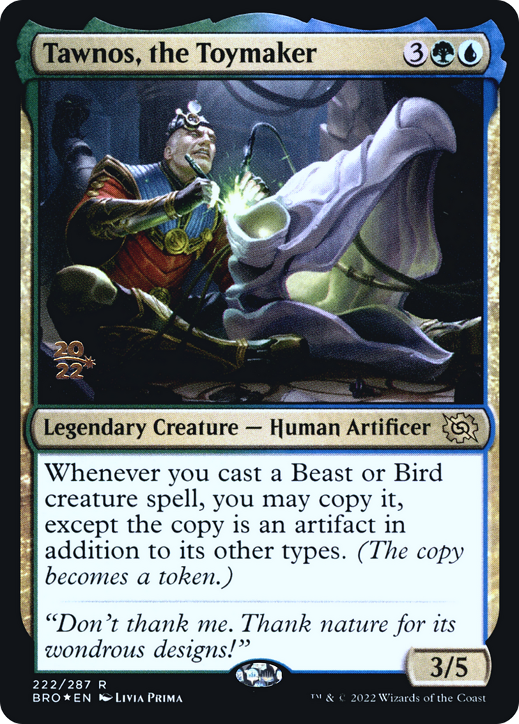 Tawnos, the Toymaker (222) Foil - The Brothers' War Promos