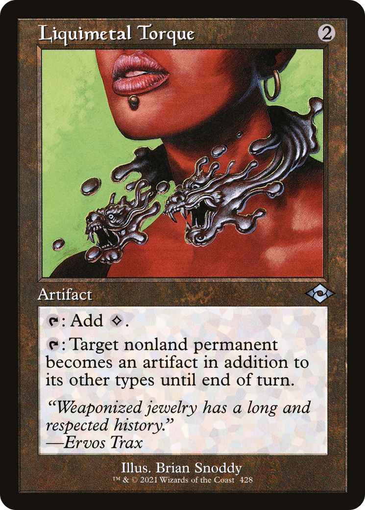 Liquimetal Torque (Retro) (428) Foil - Modern Horizons 2