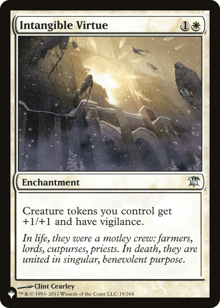 Intangible Virtue (ISD-19) - The List
