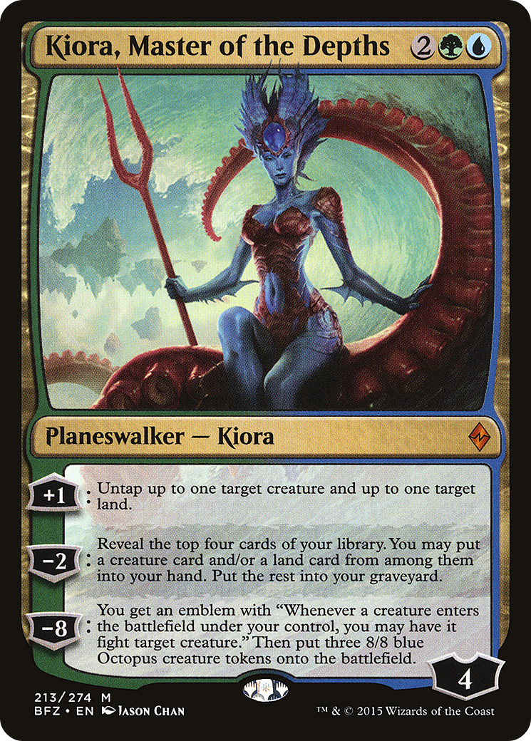 Kiora, Master of the Depths (213) - Battle for Zendikar