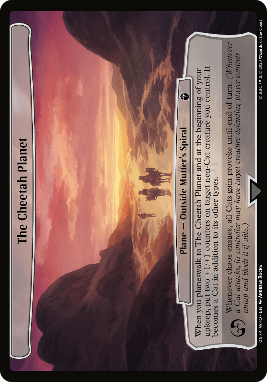 The Cheetah Planet (574) - Doctor Who