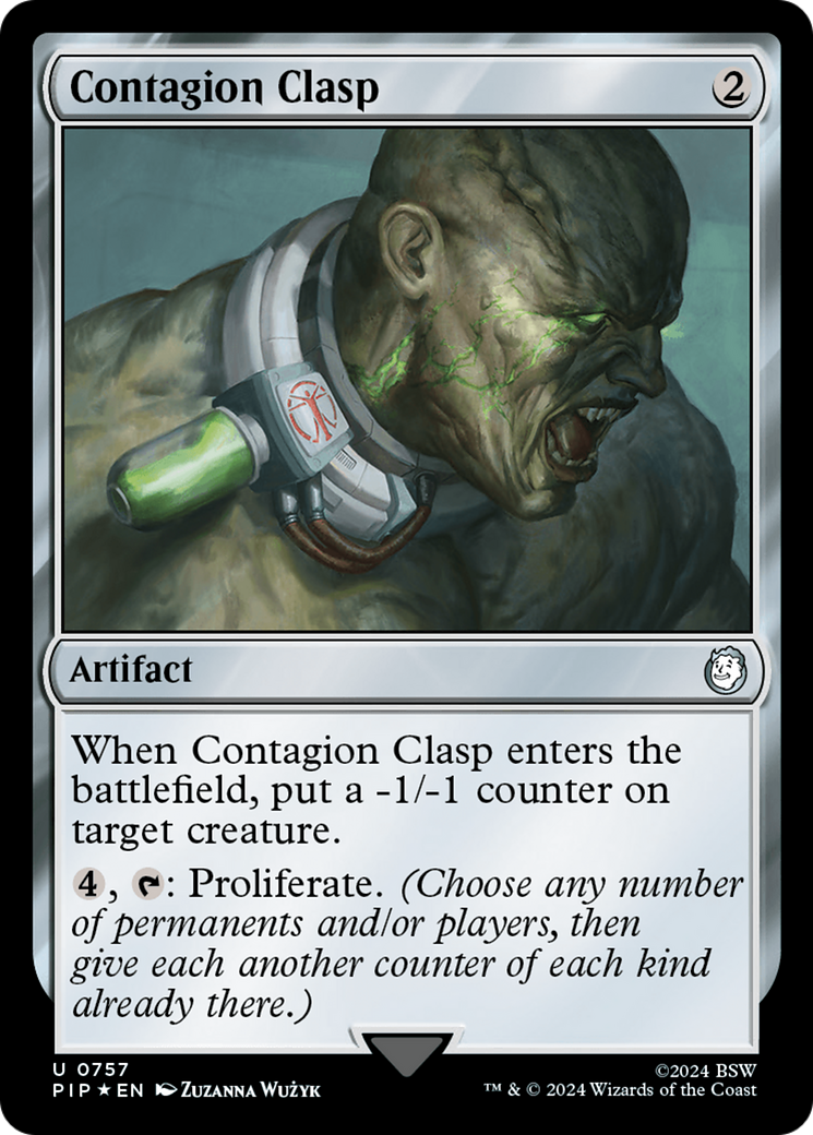Contagion Clasp (Surge Foil) (757) Foil - Fallout