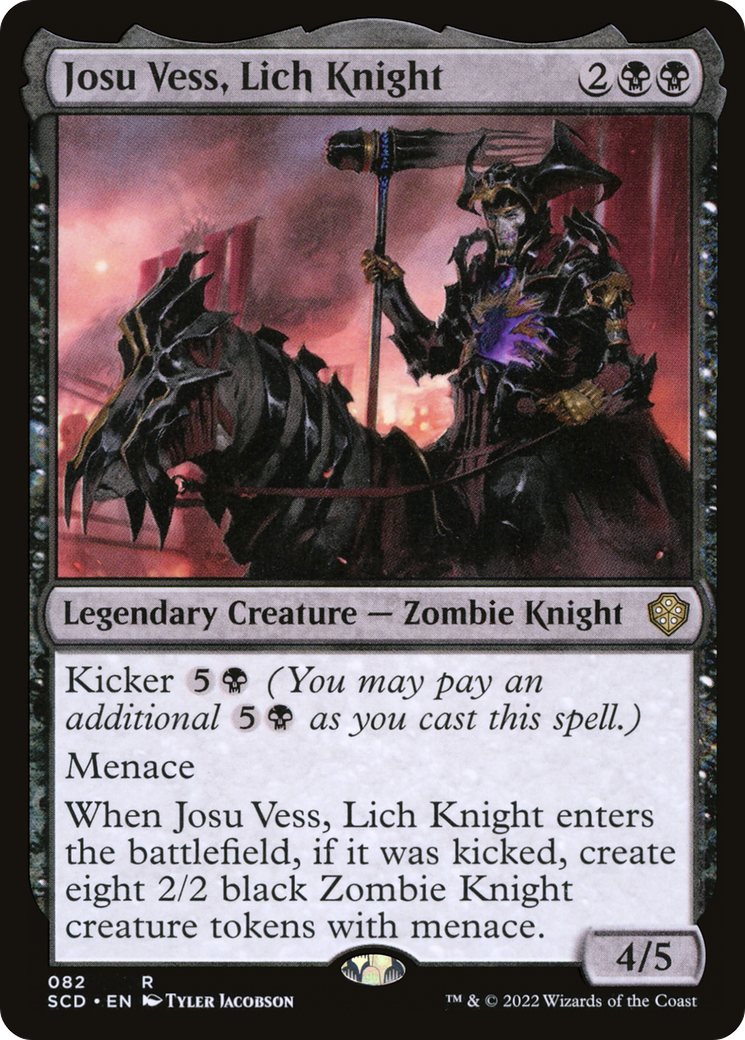 Josu Vess, Lich Knight (082) - Starter Commander Decks