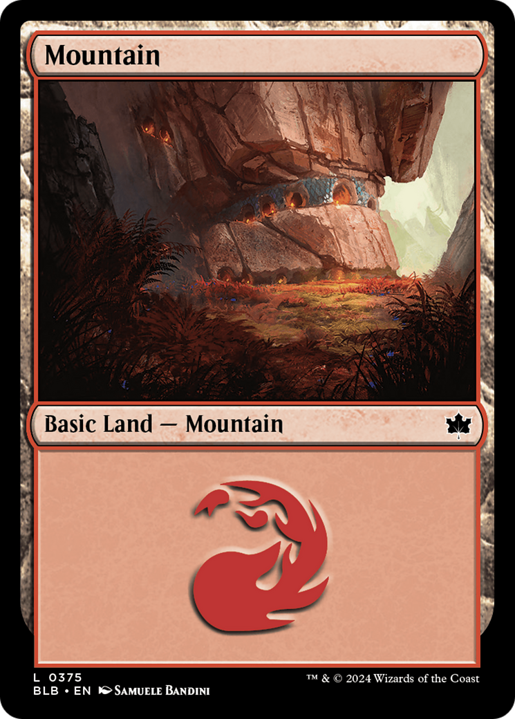 Mountain (375) Foil - Bloomburrow