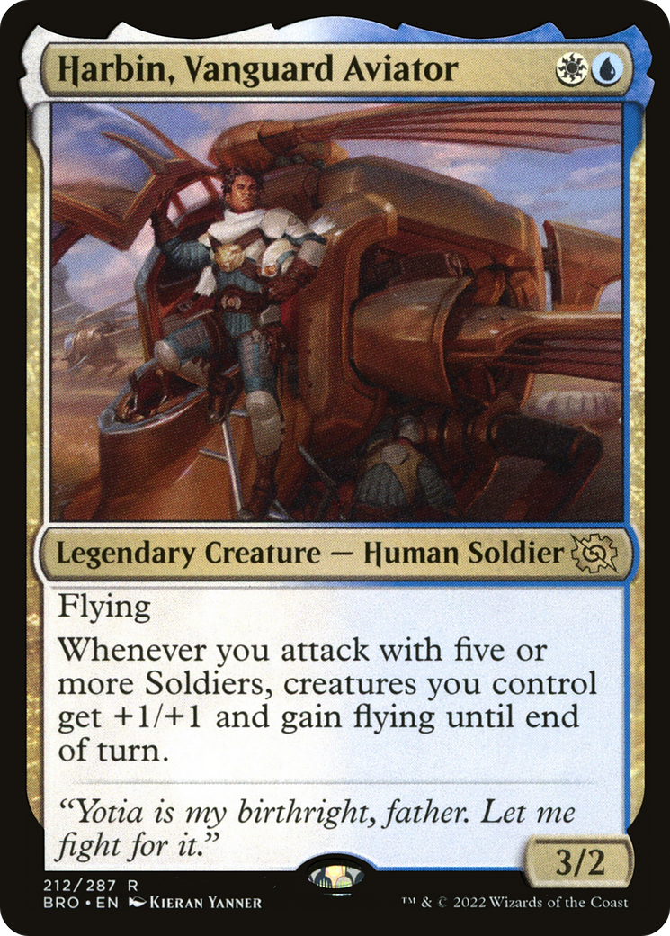 Harbin, Vanguard Aviator (212) - The Brothers' War