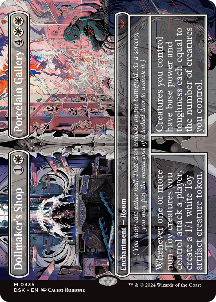 Dollmaker's Shop // Porcelain Gallery (Borderless) (335) - Duskmourn: House of Horror