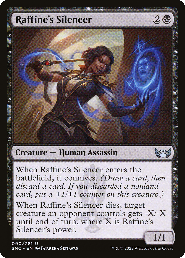 Raffine's Silencer (090) Foil - Streets of New Capenna