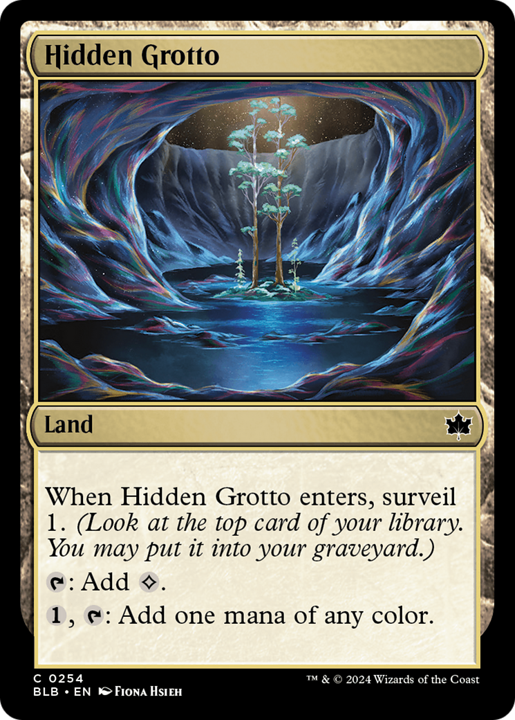Hidden Grotto (254) - Bloomburrow