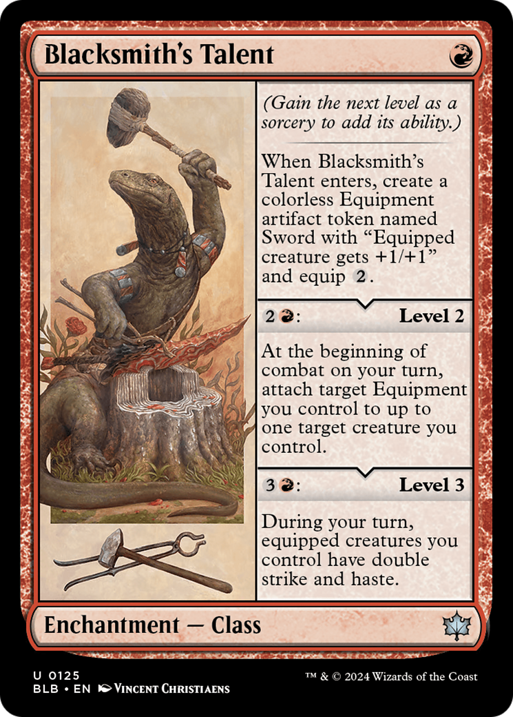 Blacksmith's Talent (125) - Bloomburrow